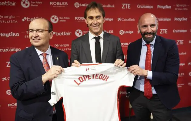 Monchi and Julen Lopetegui