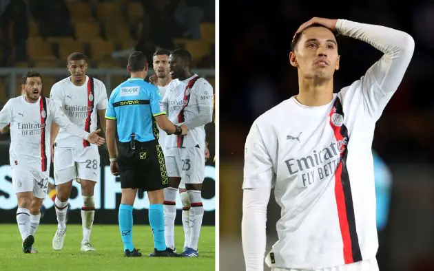 AC Milan Lecce mistakes