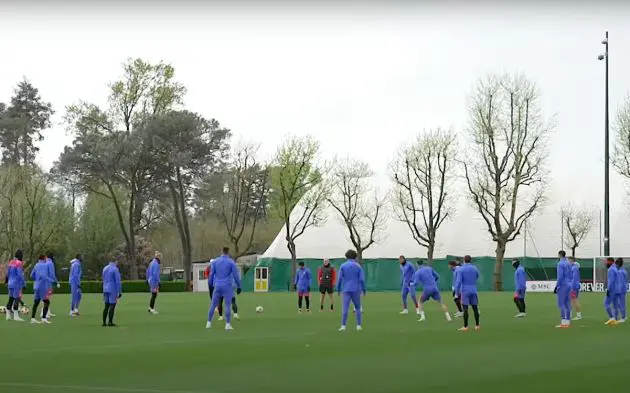 milan training roma