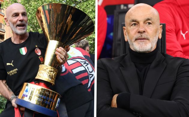 Head coach of AC Milan Stefano Pioli