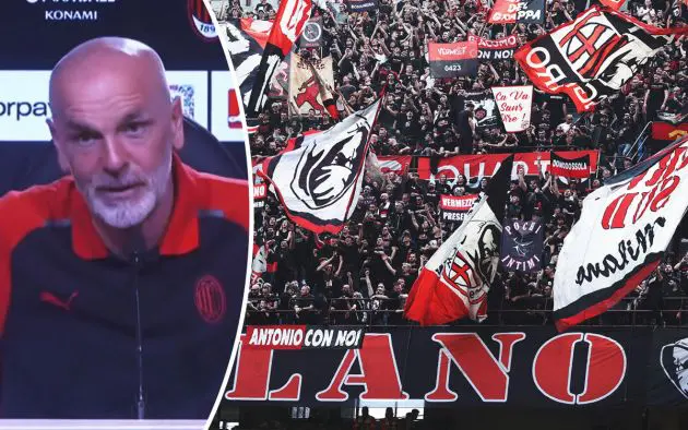 Pioli and Milan fans