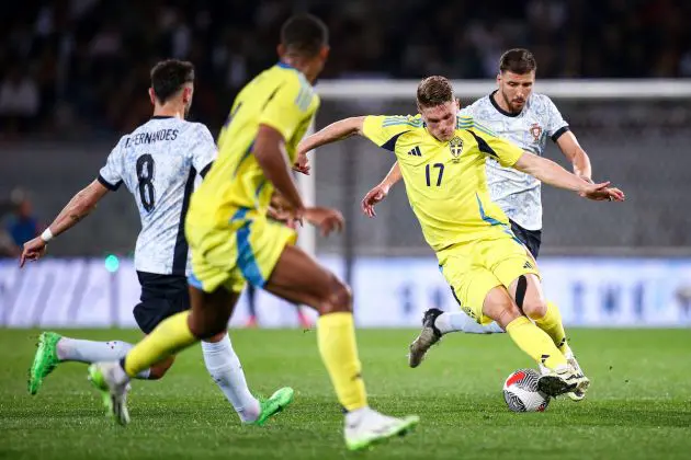 Viktor Gyokeres of Sweden