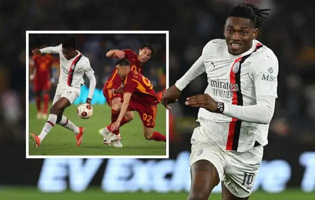 rafael leao roma milan