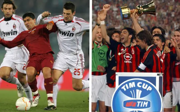 ac milan roma cup games
