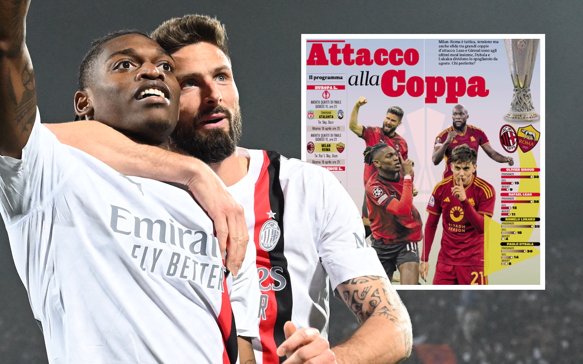 GdS: Leao and Giroud 'blossom' together as Milan seek strong finish