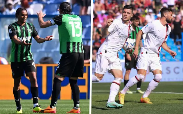 Armand Lauriente of US Sassuolo