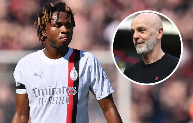 Samuel Chukwueze of AC Milan