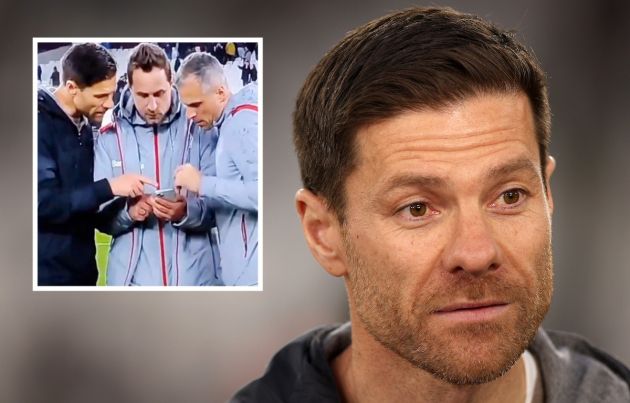Watch: Xabi Alonso and staff celebrate after learning of Milan’s elimination