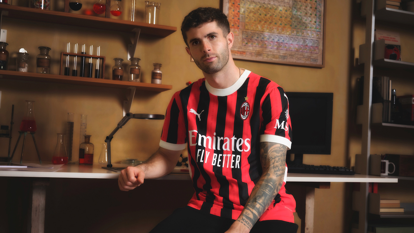 ac milan home kit 2024-25