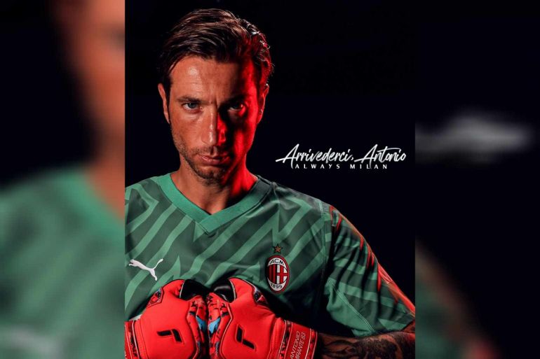 Official Milan announce departure of veteran goalkeeper Antonio Mirante