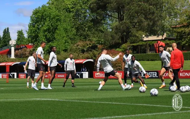 ac milan training 8 may