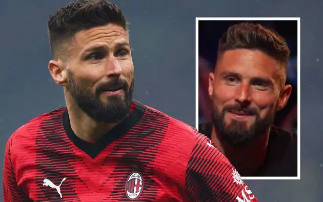 Olivier Giroud of AC Milan