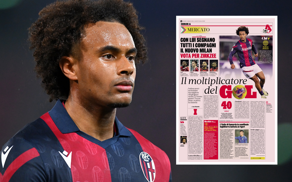 Joshua Zirkzee of Bologna FC