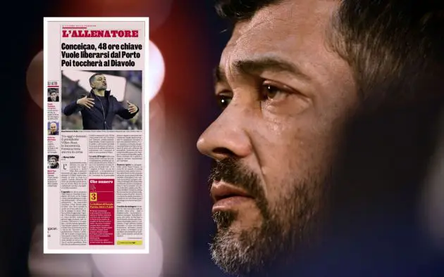 Porto's Portuguese coach Sergio Conceicao