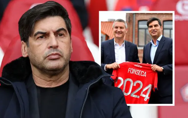 Lille's Portuguese coach Paulo Fonseca