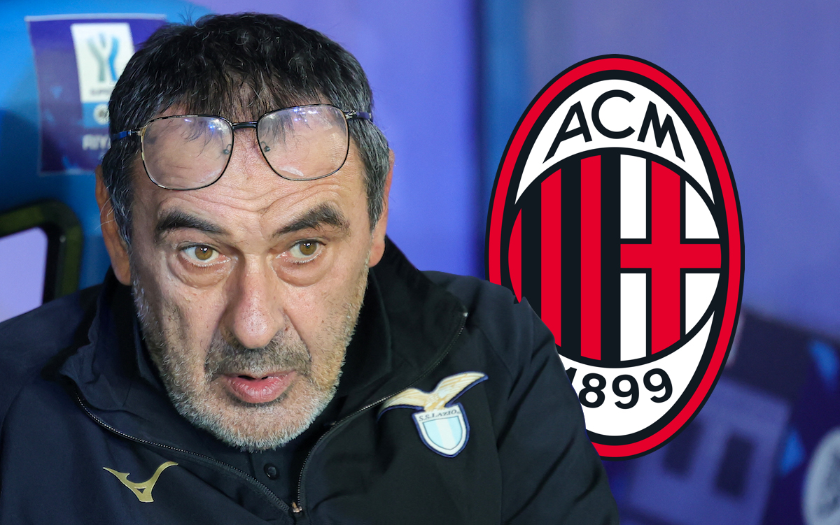 Lazio's Italian headcoach Maurizio Sarri