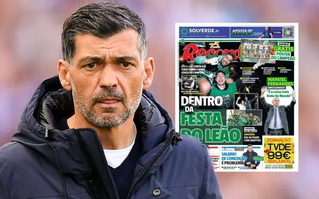 Head coach, Sergio Conceicao of FC Porto record