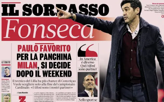 fonseca the overtaking gazzetta