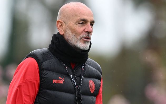 Head coach AC Milan Stefano Pioli