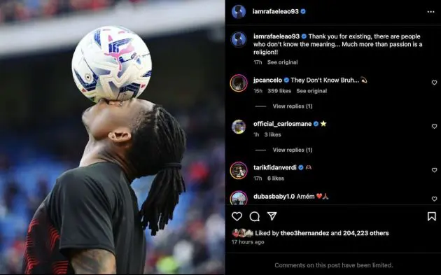 leao instagram post