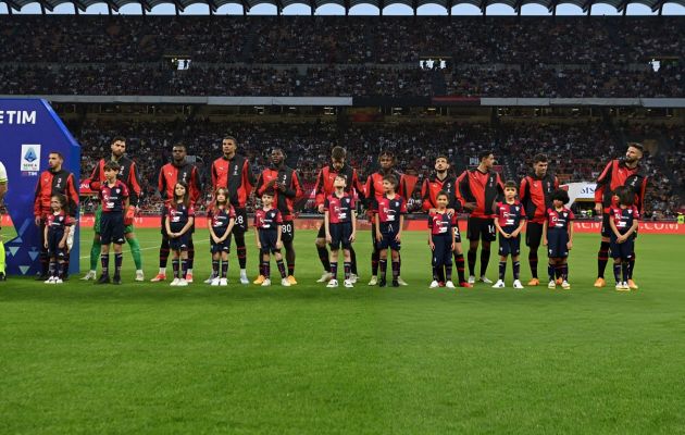 AC Milan players v Cagliari