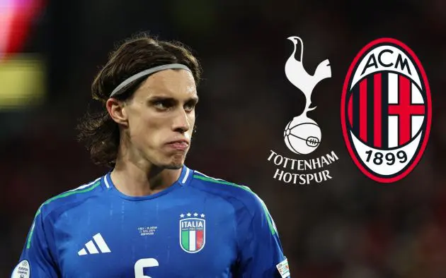 Calafiori Milan Tottenham