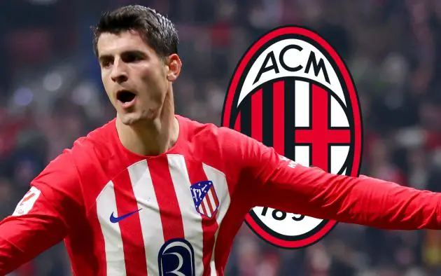 Alvaro Morata of Atletico Madrid