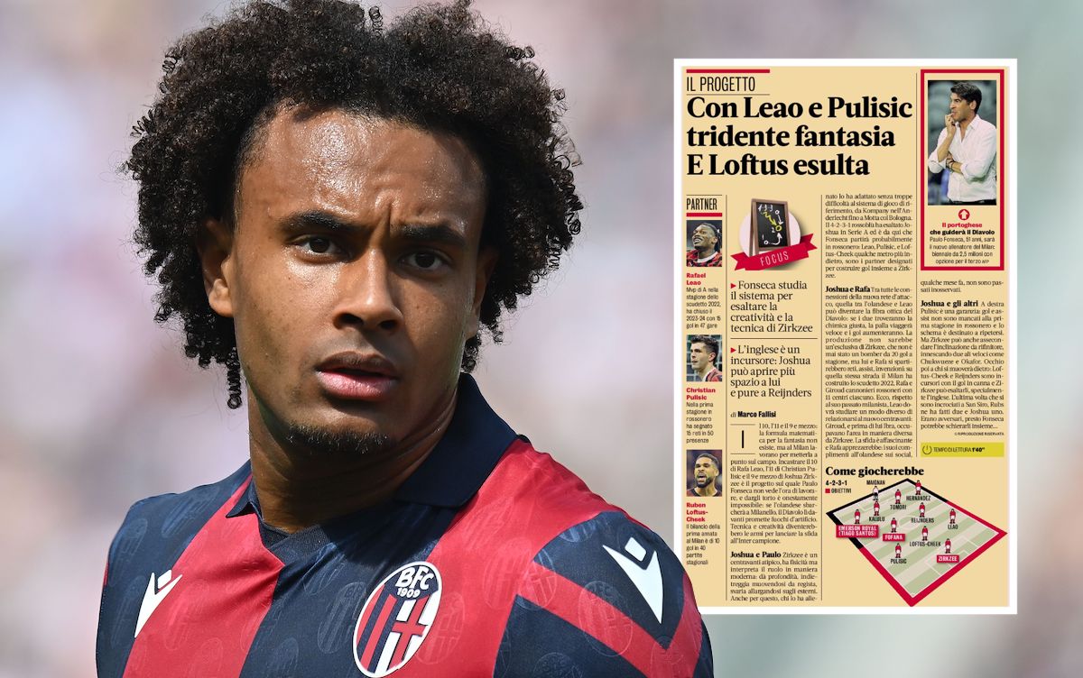 Joshua Zirkzee of Bologna FC