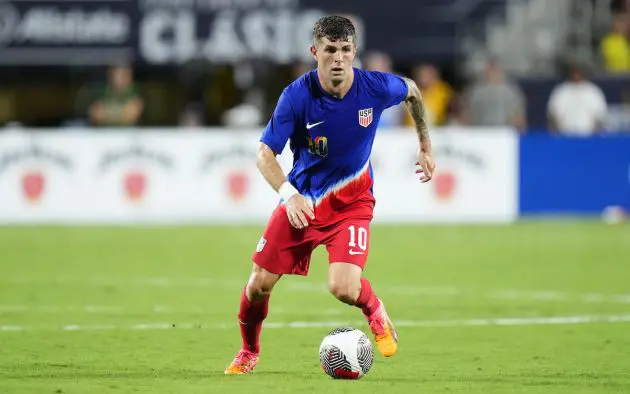 Christian Pulisic #10 of the United States