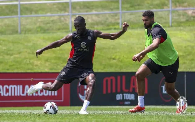 Tomori and Loftus-Cheek training