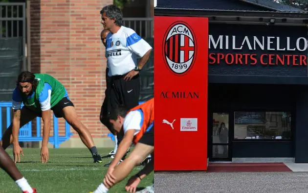 Milanello Mourinho Ibrahimovic