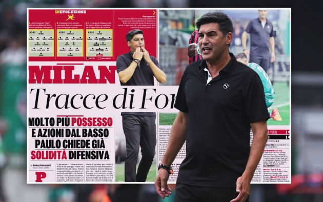 Fonseca first friendly gazzetta