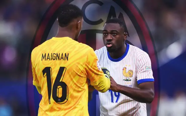 Maignan and Fofana Milan