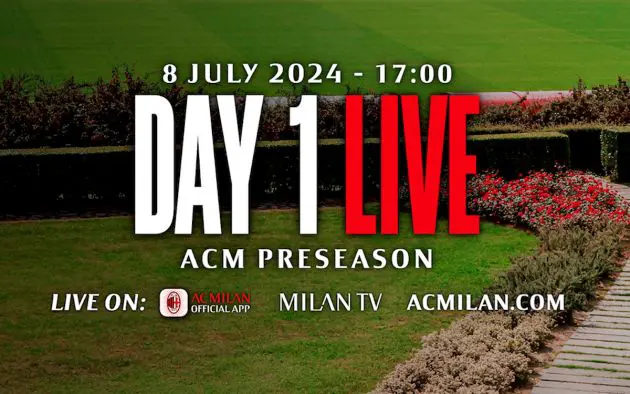 milan training day one