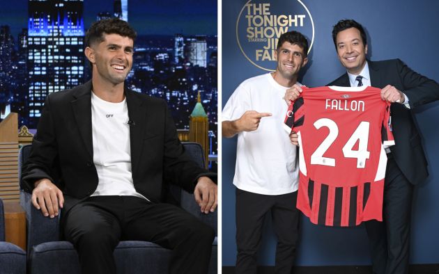 Christian Pulisic and Jimmy Fallon