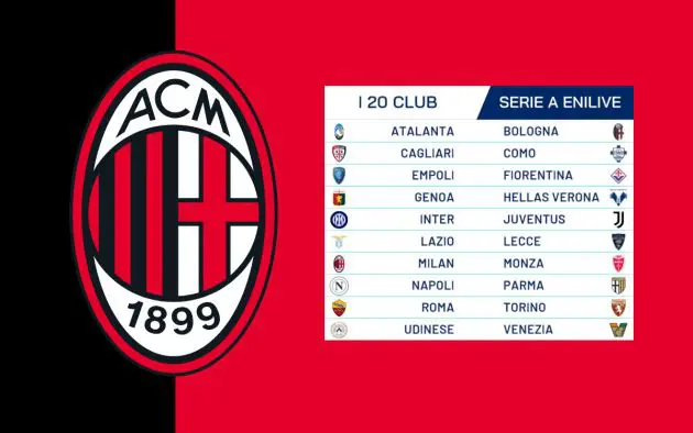 ac milan serie a fixtures 2024-25