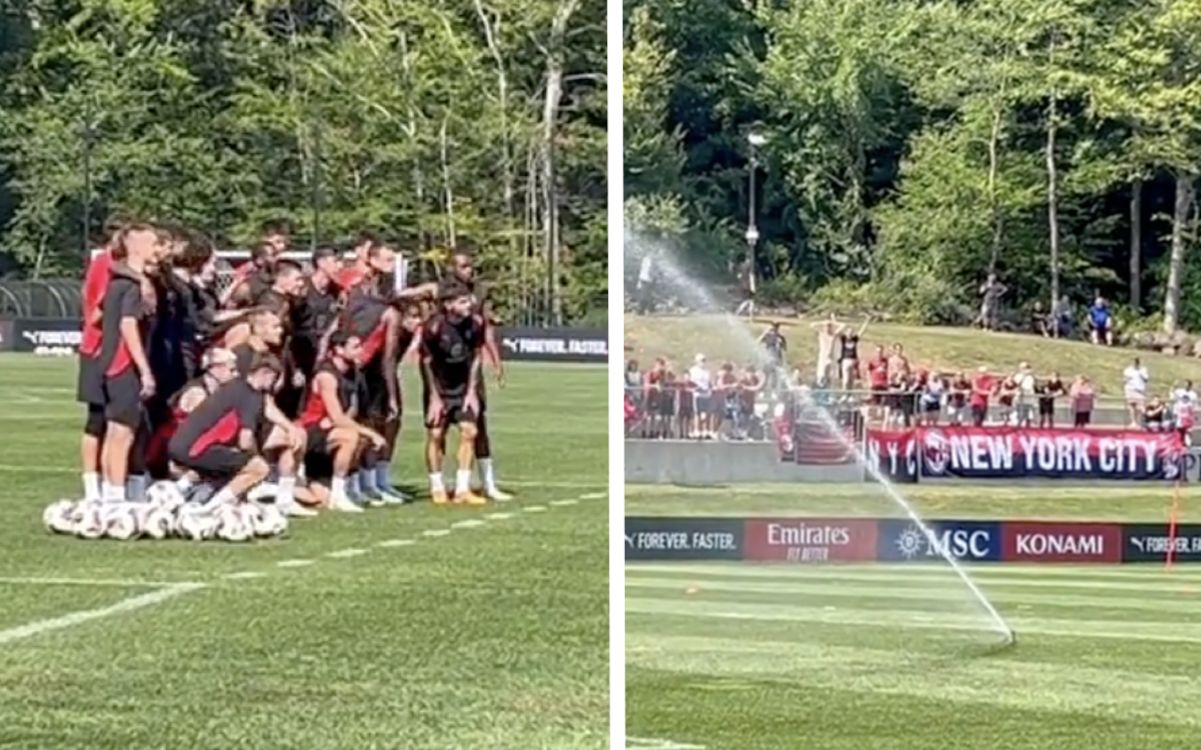 ac milan training