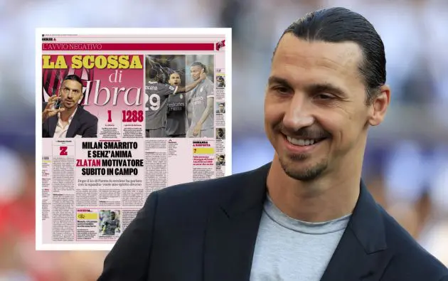 Zlatan Ibrahimovic former AC Milan