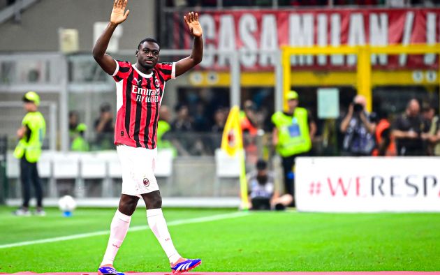 AC Milan’s French midfielder Youssouf Fofana