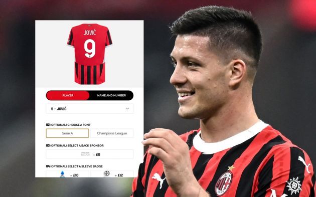 Luka Jovic of AC Milan