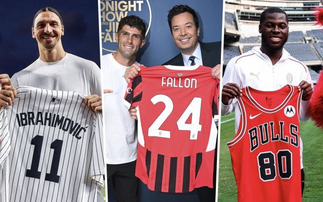 Ibrahimovic Yankees, Pulisic Fallon and Musah Chicago Bulls