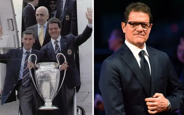 Capello Milan UCL win