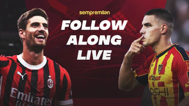 Milan-Lecce live commentary