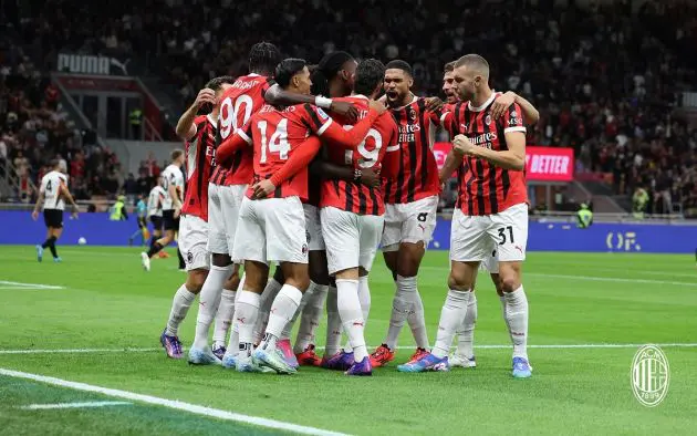 AC Milan players vs Venezia