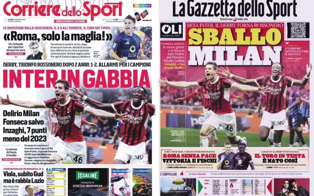 Papers Italy Inter Milan