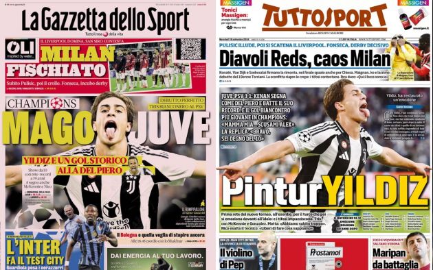 front pages italy 18 september