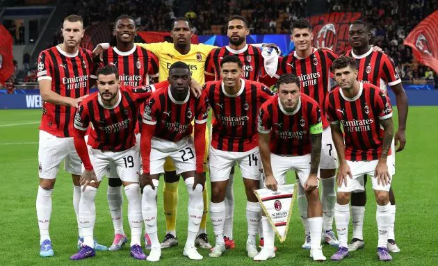 AC Milan team vs Liverpool