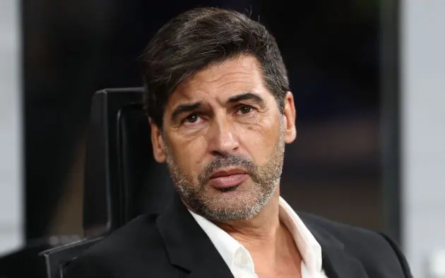 AC Milan coach Paulo Fonseca