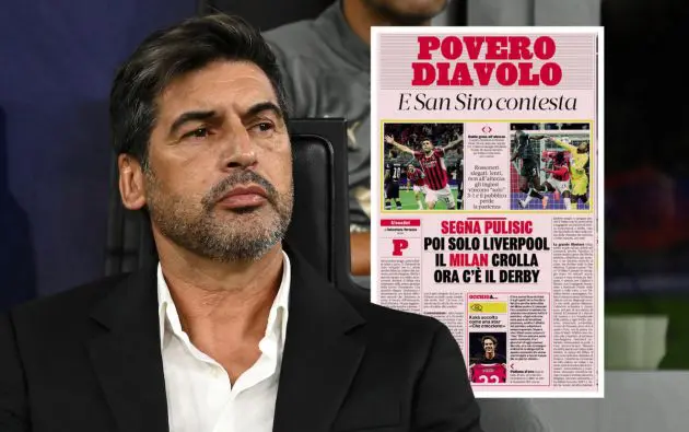 AC Milan's Portuguese coach Paulo Fonseca