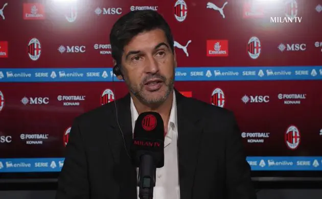 Paulo Fonseca MilanTV Venezia